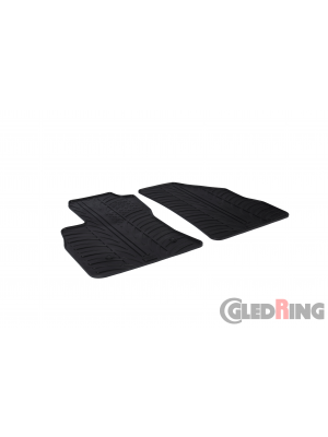 Original Gledring Passform Fußmatten Gummimatten 2 Tlg.+Fixing - Opel Combo D Cargo 11->09.2018 (3 Türig)